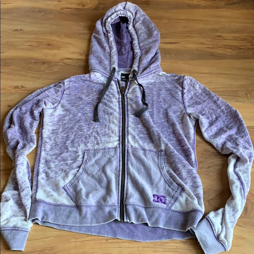 DC zip up hoody size large